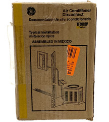 GE Fused AC Disconnect 30 Amp 120/240 Volt Single Phase Pullout Type, TF30RCP