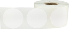 Circle Dot Stickers | 1.5″ inches Round – 500 Pack | Pick One Color
