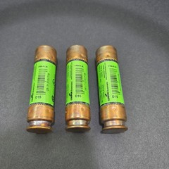 (3) Bussmann FRN-R-35 Fusetron 35Amp 250V AC/125V DC Time-Delay