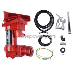 20GPM 12V Fuel Transfer Pump w/Nozzle Kit Transfer of Gasoline Diesel Kerosene