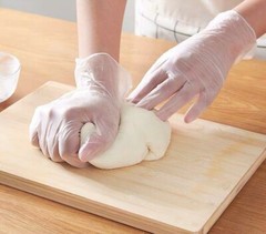 Disposable Vinyl Gloves Latex & Powder Free Clean Food Safe 100 / Box Large size