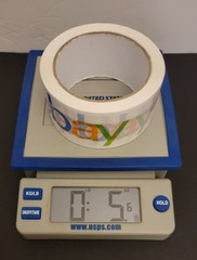 1 Roll 2″ x 75 yds Official eBay Branded Packaging Packing Sealing Carton Tape