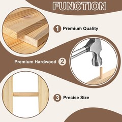 Count 50 3/16″x 1-13/64″ Wooden Dowel Pins Straight Dowel Rods for DIY Craft