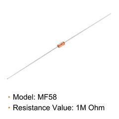 20pcs NTC Thermistors Resistors MF58 3950B 5% 1M Ohm Temperature Sensors