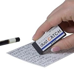 TOMBOW 57334 Mono Dust Catch Eraser, 1 Pack. Uniquely Designed Eraser Catches