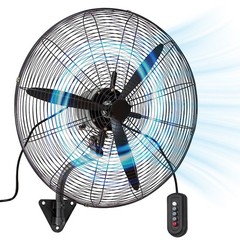 30 Inch Wall Mount Oscillating Fan 3 Speed Heavy Duty High Velocity Metal Fan