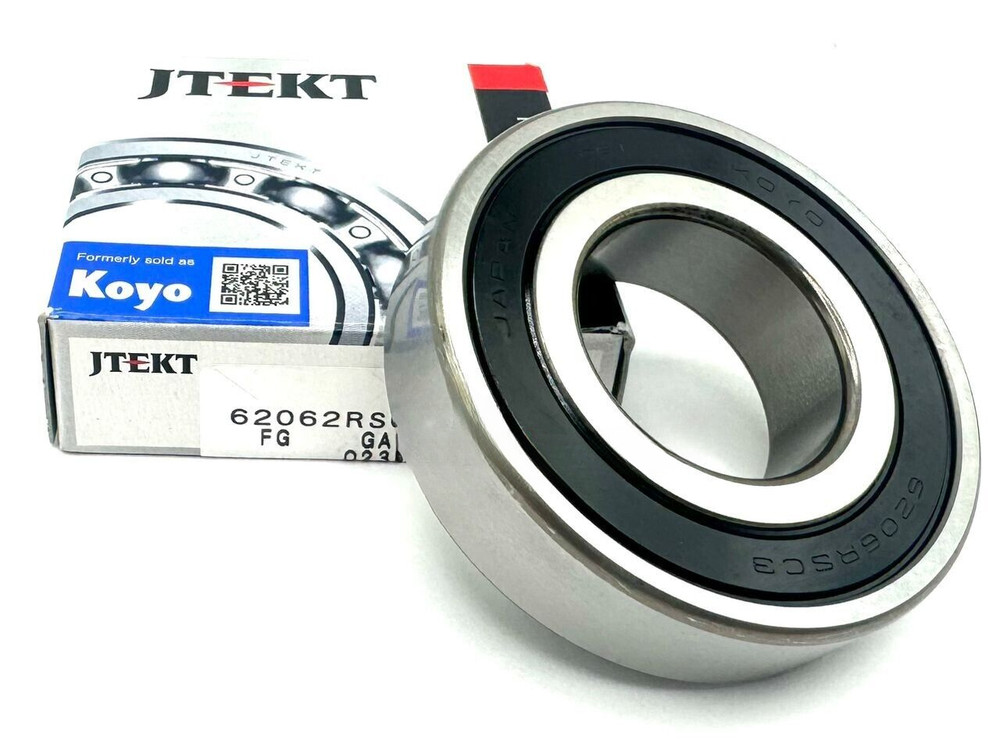 KOYO (JTEKT) 6206 2RS C3 DEEP GROOVE BALL BEARING, RUBBER SEALS 60x62x16 mm
