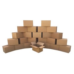 UOFFICE 25 – Corrugated Boxes 18 x 12 x 12″ – Cardboard Shipping Box