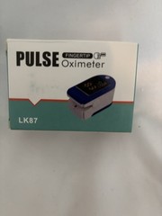 LK87 Fingertip Pulse Oximeter for Family Medicine, No Probe, Lanyard