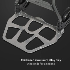 Heavy-Duty Folding Cart with 44” Telescoping Handle – Smooth Rolling Wheels