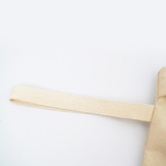 9 x 7.5 Inches Canvas Cotton Reusable Storage Premium Zipper Cosmetic Bags