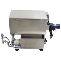 10-50000ml Rotary Pump Filling Machine Liquid Paste Filler 80L Mixing Hopper110V