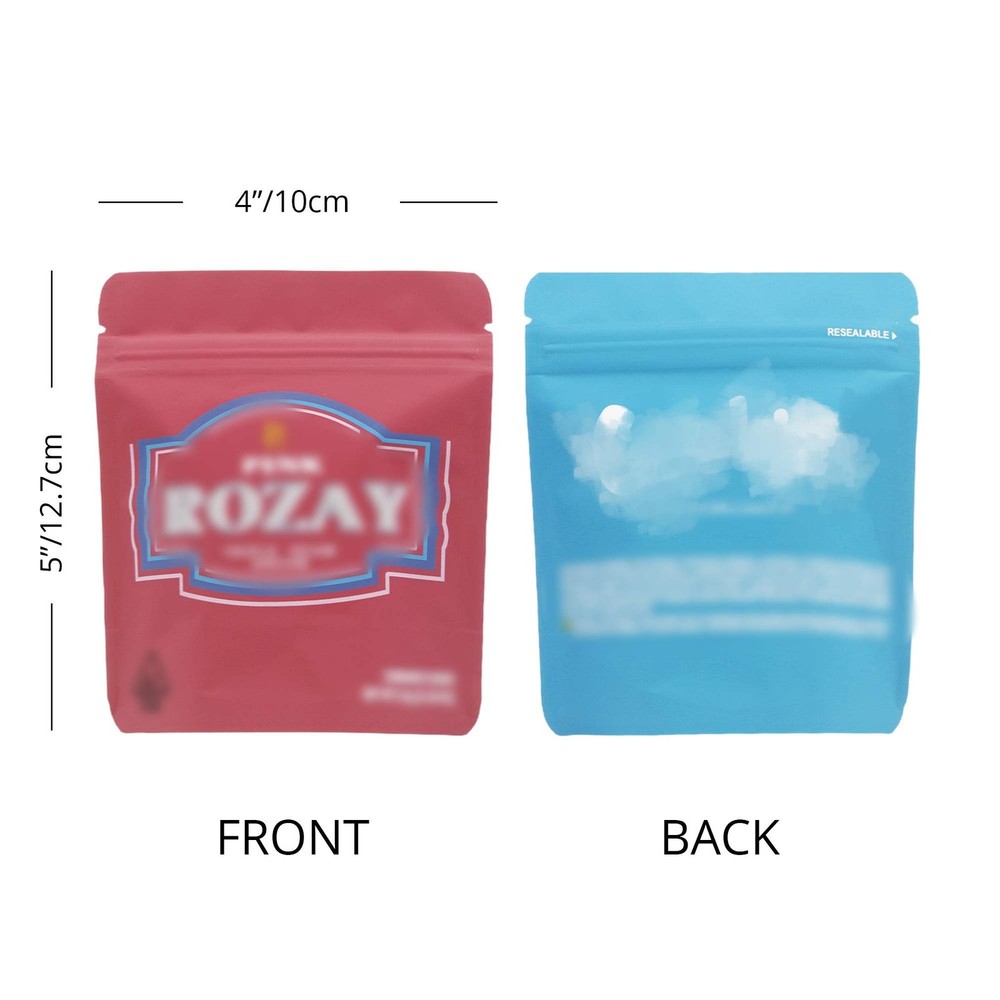 4×5” Foil Mylar Pouch | Durable Multi-Use Storage Bag | Resealable Stand Up