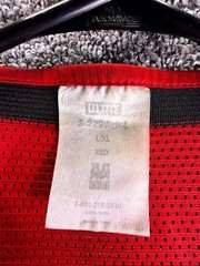Uline Safety Work Vest Mens XL Red Sleeveless High Visibility Reflective Utility