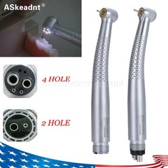 2/4Hole Dental LED E-generator Handpiece 5*Light Bulb High Optical Turbine Y1M