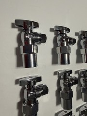 Pack of 10PCS 1/4 Turn Angle Stop Valve Compression 3/8″ OD x 1/2″ CPVC