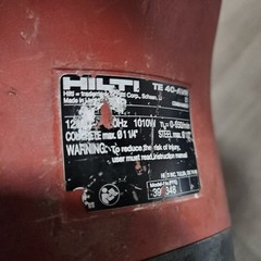 HILTI TE 40-AVR Rotohammer Concrete Drill Hammet Drill Heavy Duty Tool Good Used