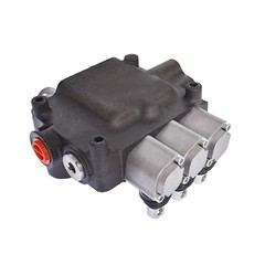 Hydraulic Monoblock Double Acting Control Valve, 3 Spool，21 GPM, SAE Ports