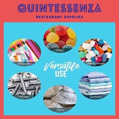 26” x 26” = 2 Mil Thick Clear Zipper Reclosable Poly Bags by Quintessenza