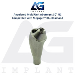 10 Angled 30° Multi Unit Prosthetic NC Int Hex Megagen® BlueDiamond Compatible