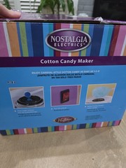 Nostalgic Electronic Vintage Collection 2012 Cotton Candy Maker Purple New Open
