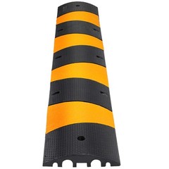 VEVOR 2pcs 6 Feet Rubber Driveway Modular Heavy Duty Speed Cable Protector Ramp