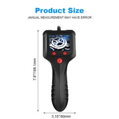 HD 1080P LED Handheld Industrial Endoscope Borescope 8mm Inspection Snake Camera