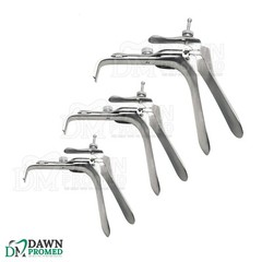 Graves Vaginal Speculum 3 Pcs Set OB/GYN Pelvic Exam Surgical Inst German Grade