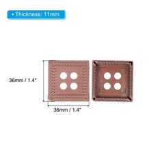PATIKIL PLCC84P IC Socket 84Pin 2.54mm Pitch DIP Through Hole Mounting for PCB B