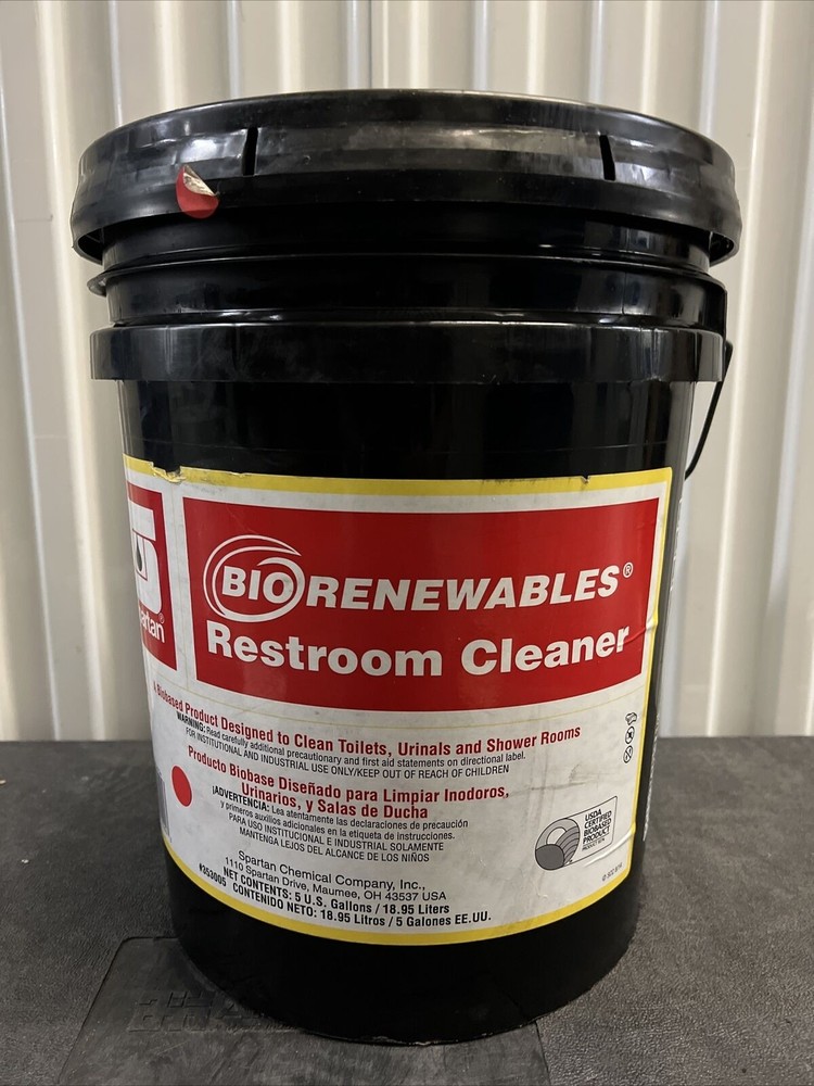 Spartan BioRenewables Restroom Toilet Cleaner Bio 83 Base 5 Gallons 353005