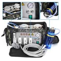 Portable Dental Delivery Unit Bag Air Compressor Suction System 4 Hole BD-401