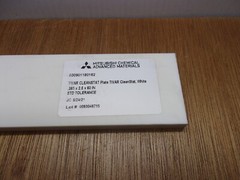 3/8″ X 2-1/2″ X 10″ UHMW Tivar Polyethylene Plastic Flat Bar Plate Stock White