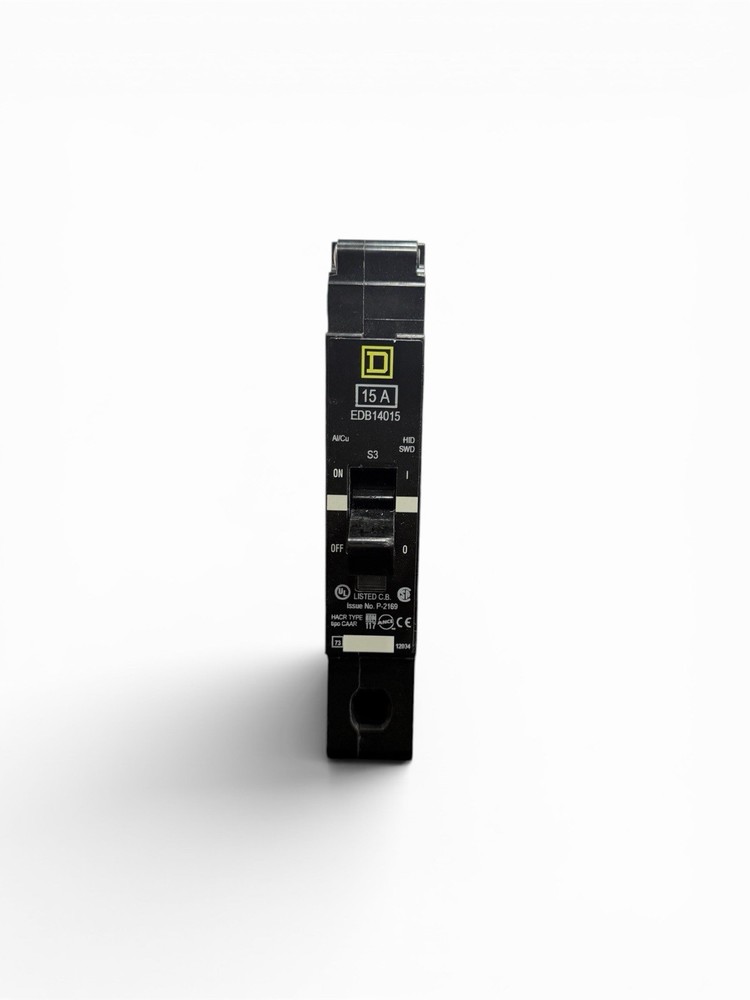 Square D EDB14015 15A 1P 277V Bolt-On Circuit Breaker NF Panel