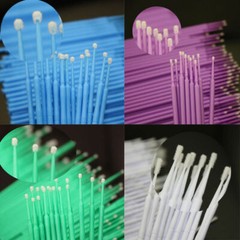 100 Pcs 1 Bottle Dental Disposable Micro Brushes Tip Applicators 1.2/1.5/2.0/2.5