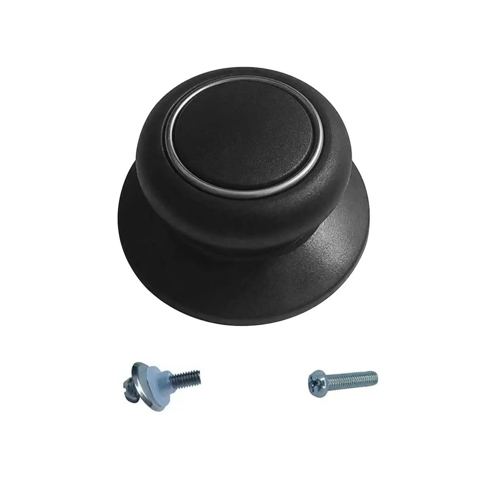 1 Pack Pot Lid Replacement Top Knob – Heat Resistant, Black 1 Pack