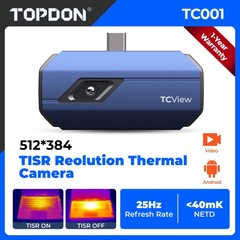 2025 TOPDON TC001 Thermal Imaging Camera 256×192 High Resolution IR 0.18°F(0.1℃)
