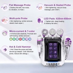 Multifunction 9 in 1 Beauty Machine for Body Massage Facial Skin Care Salon Use