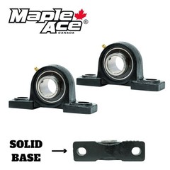 UCP201-8 Pillow Block Bearing 1/2″ Bore, 2-Bolt, Self-Aligning, Solid Base Qty 2