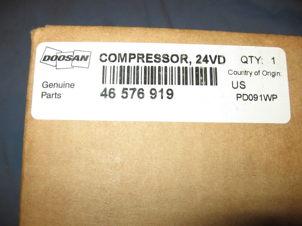DOOSAN NOS 46576919 AIR COMPRESSOR 24 VOLT D INGERSOLL RAND P825 750 900 HP VHP