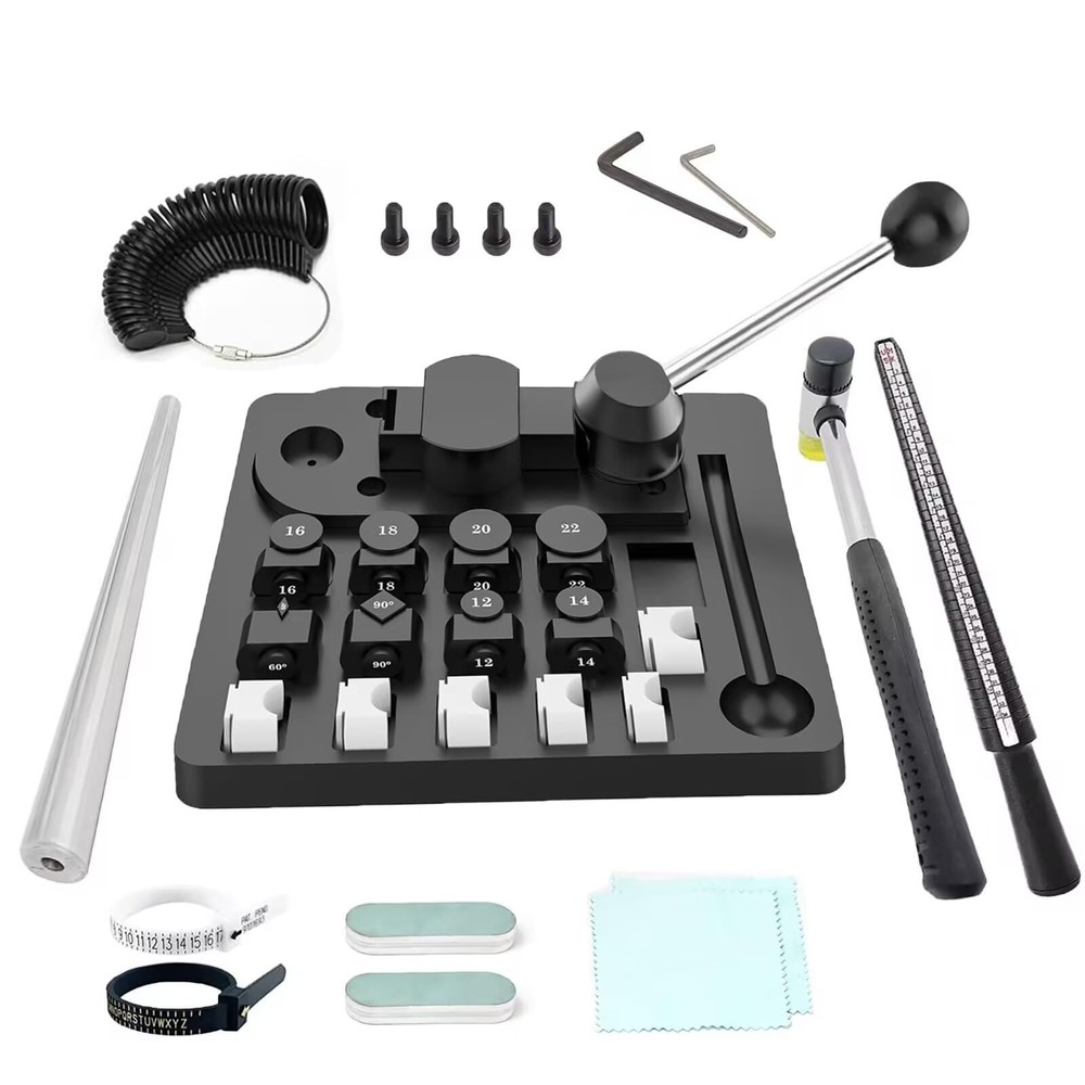 Ring Bender Ring Bending Tool Set Ring Bending Machine With Nylon Dies Ring Bend