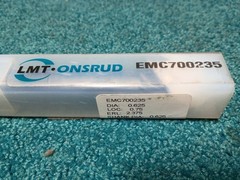 LMT Onsrud EMC700235 5/8″ Solid Carbide 7-Flute Corner Radius End Mill 5″