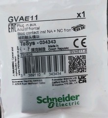 1 Pcs GVAE11. Auxi. Top Mount Schneider 1NO-1NC (GRAY) ORGINAL USA STOCK