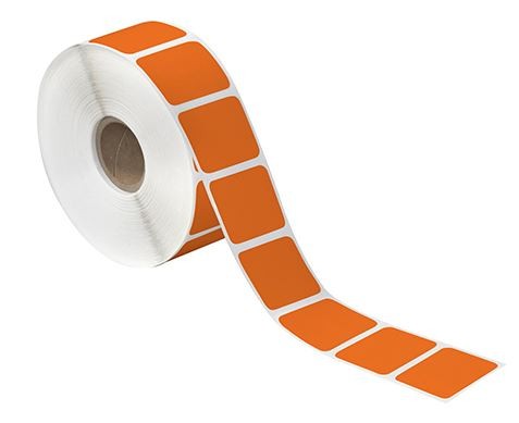 3 x 2″ Orange Thermal Transfer Labels-,3000 Labels per Roll-4 per Roll