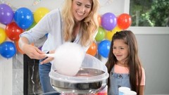 Candery Cotton Candy Floss Sugar 3-Pack with 100 Premium Cones