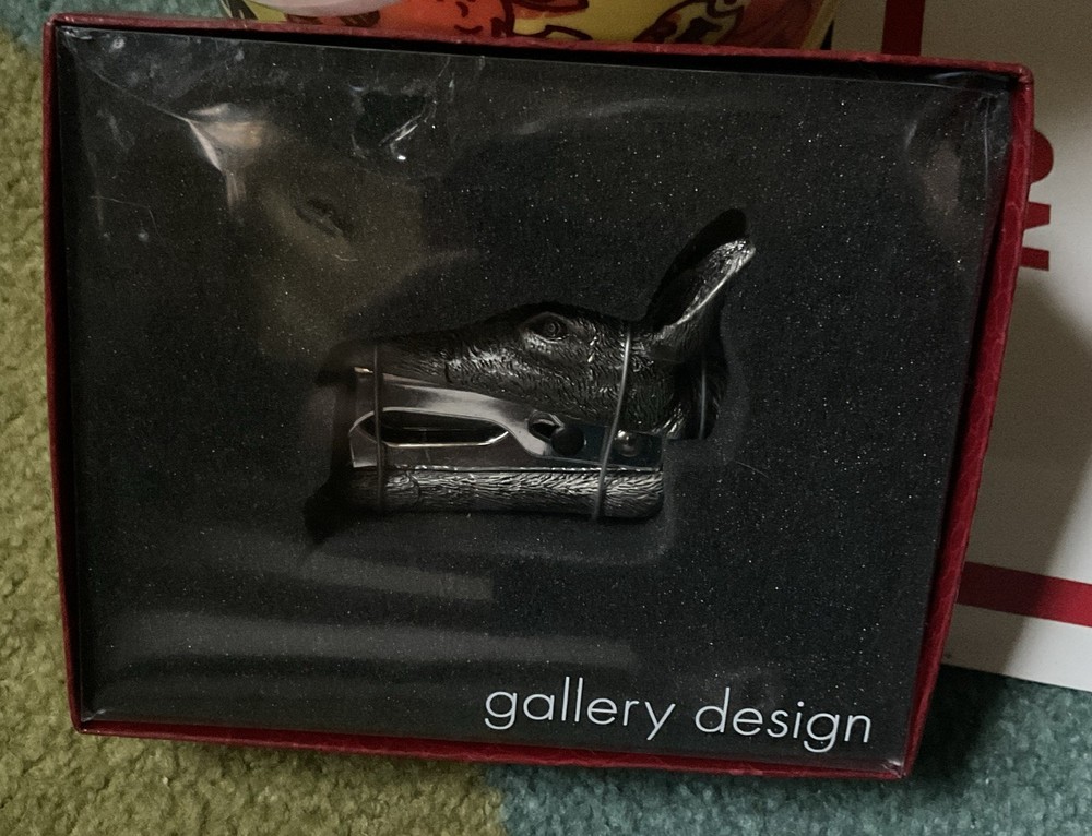 Gallery Design BOAR /HORSE Head Desk Staple Remover – Gallery Design New Rare