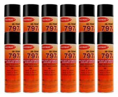QTY12 Polymat 797 Hi-Temp Spray Adhesive headliner dash trunkliner 160F glue