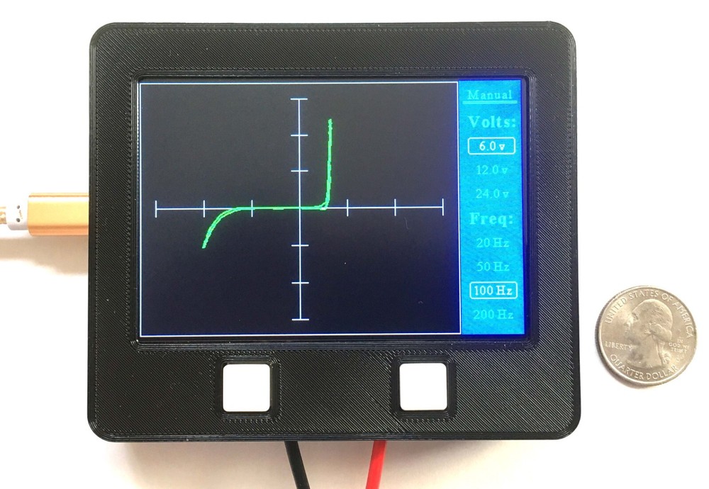 Digital Curve Tracer Tester. Testing Semiconductors, PCB troubleshooting.
