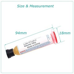 2PC Soldering Paste Flux Grease RMA-223 10cc Syringe Tube PCB BGA SMD PGA PCA