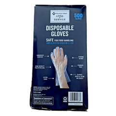 Member’s Mark Disposable Food Service Gloves 500 Ct Latex Free HDPE One Size