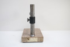 Starrett Granite Surface Plate Indicator Stand 8×12″ pink w/ SPI dial gage #6